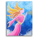 Sonja Ariel von Staden Kunstdruck Leinwand / 40x30 cm Engelbild: Engel der glücklichen Zukunft - Kunstdruck