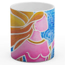 Sonja Ariel von Staden Kunstdruck Tasse / 325 ml (Variation 2) Engelbild: Engel der glücklichen Zukunft - Kunstdruck