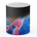 Sonja Ariel von Staden Kunstdruck Tasse / 325 ml (Thermoeffekt) Engelbild: Engel der glücklichen Zukunft - Kunstdruck