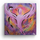 Sonja Ariel von Staden Kunstdruck Leinwand / 20x20 cm Engelbild: Engel der Heilung der Vergangenheit - Kunstdruck