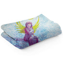 Sonja Ariel von Staden Kunstdruck Decke / 150x100 cm Engelbild: Engel der Katzen - Kunstdruck