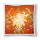 Sonja Ariel von Staden Kunstdruck Kissen / 40x40 cm Engelbild: Engel der kreativen Energie - Kunstdruck