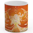 Sonja Ariel von Staden Kunstdruck Tasse / 325 ml (Variation 1) Engelbild: Engel der kreativen Energie - Kunstdruck