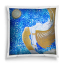 Sonja Ariel von Staden Kunstdruck Kissen / 40x40 cm Engelbild: Engel der lebendigen Freiheit - Kunstdruck