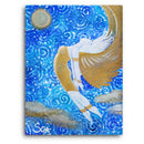 Sonja Ariel von Staden Kunstdruck Leinwand / 40x30 cm Engelbild: Engel der lebendigen Freiheit - Kunstdruck