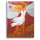 Sonja Ariel von Staden Kunstdruck Leinwand / 40x30 cm Engelbild: Engel der Leichtigkeit - Kunstdruck