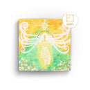 Sonja Ariel von Staden Kunstdruck Acrylglas-Bild / 20x20 cm Engelbild: Engel der Leichtigkeit und Fülle - Kunstdruck