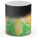 Sonja Ariel von Staden Kunstdruck Tasse / 325 ml (Thermoeffekt) Engelbild: Engel der Leichtigkeit und Fülle - Kunstdruck