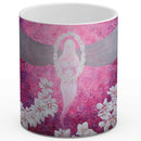 Sonja Ariel von Staden Kunstdruck Tasse / 325 ml Engelbild: Engel der Mandelblüte - Kunstdruck