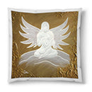 Sonja Ariel von Staden Kunstdruck Kissen / 40x40 cm Engelbild: Engel der schützenden Geborgenheit - Kunstdruck