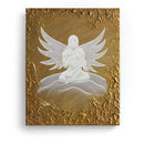 Sonja Ariel von Staden Kunstdruck Leinwand / 80x60 cm Engelbild: Engel der schützenden Geborgenheit - Kunstdruck