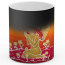 Sonja Ariel von Staden Kunstdruck Tasse / 325 ml (Thermoeffekt) Engelbild: Engel der Sommerleichtigkeit - Kunstdruck