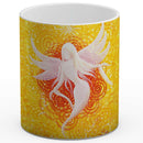 Sonja Ariel von Staden Kunstdruck Tasse / 325 ml (Variation 1) Engelbild: Engel der Sonnenleichtigkeit - Kunstdruck
