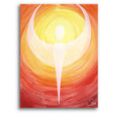 Sonja Ariel von Staden Kunstdruck Leinwand / 40x30 cm Engelbild: Engel der Zufriedenheit - Kunstdruck