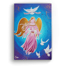 Sonja Ariel von Staden Kunstdruck Leinwand / 30x20 cm Engelbild: Engel des Friedens - Kunstdruck