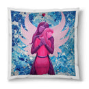 Sonja Ariel von Staden Kunstdruck Kissen / 40x40 cm Engelbild: Engel des heilsamen Trostes - Kunstdruck