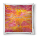 Sonja Ariel von Staden Kunstdruck Kissen / 40x40 cm Engelbild: Engel des liebevollen Sternensegens - Kunstdruck