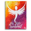 Sonja Ariel von Staden Kunstdruck Leinwand / 40x30 cm Engelbild: Engel des liebevollen Zuspruchs - Kunstdruck