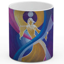 Sonja Ariel von Staden Kunstdruck Tasse / 325 ml (Variation 1) Engelbild: Engel des Mondes - Kunstdruck