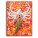 Sonja Ariel von Staden Kunstdruck Leinwand / 40x30 cm Engelbild: Engel des Seelenschatzes - Kunstdruck