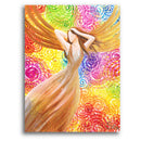 Sonja Ariel von Staden Kunstdruck Leinwand / 40x30 cm Engelbild: Engel des Wohlgefühls - Kunstdruck