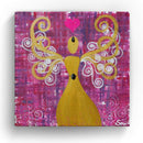 Sonja Ariel von Staden Kunstdruck Leinwand / 60x60 cm Engelbild: Engel für das Liebesglück - Kunstdruck