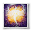 Sonja Ariel von Staden Kunstdruck Kissen / 40x40 cm Engelbild: Engel-Leuchten Lebenskraft - Kunstdruck