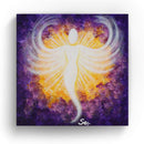 Sonja Ariel von Staden Kunstdruck Leinwand / 20x20 cm Engelbild: Engel-Leuchten Lebenskraft - Kunstdruck