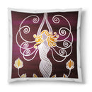 Sonja Ariel von Staden Kunstdruck Kissen / 40x40 cm Engelbild: Engeltänzerin der Weiblichkeit - Kunstdruck