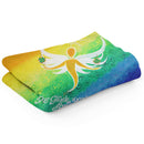 Sonja Ariel von Staden Kunstdruck Decke / 150x100 cm Engelbild: Glücksengel - Kunstdruck