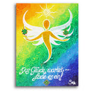 Sonja Ariel von Staden Kunstdruck Leinwand / 40x30 cm Engelbild: Glücksengel - Kunstdruck