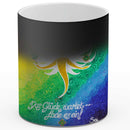 Sonja Ariel von Staden Kunstdruck Tasse / 325 ml (Thermoeffekt) Engelbild: Glücksengel - Kunstdruck