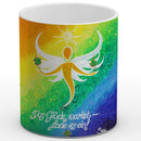 Sonja Ariel von Staden Kunstdruck Tasse / 325 ml (Variation 1) Engelbild: Glücksengel - Kunstdruck