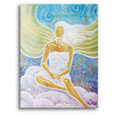 Sonja Ariel von Staden Kunstdruck Leinwand / 40x30 cm Engelbild: Goldene Engeldame - Kunstdruck