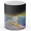 Sonja Ariel von Staden Kunstdruck Tasse / 325 ml (Thermoeffekt) Engelbild: Goldene Engeldame - Kunstdruck