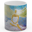 Sonja Ariel von Staden Kunstdruck Tasse / 325 ml (Variation 1) Engelbild: Goldene Engeldame - Kunstdruck