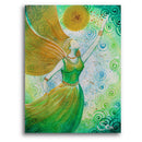 Sonja Ariel von Staden Kunstdruck Leinwand / 40x30 cm Engelbild: HeilerEngel der Sonne - Kunstdruck