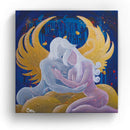 Sonja Ariel von Staden Kunstdruck Leinwand / 20x20 cm Engelbild: Inniglich - Kunstdruck