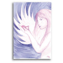 Sonja Ariel von Staden Kunstdruck Leinwand / 30x20 cm Engelbild: Katzen-Engel- Kunstdruck