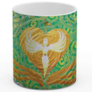 Sonja Ariel von Staden Kunstdruck Tasse / 325 ml Engelbild: Kleiner HeilerEngel - Kunstdruck