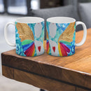 Sonja Ariel von Staden Kunstdruck Tasse / 325 ml Engelbild: Kleiner Regenbogen-Engel - Kunstdruck