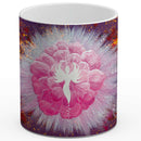 Sonja Ariel von Staden Kunstdruck Tasse / 325 ml (Variation 1) Engelbild: Kleiner Rosenengel - Kunstdruck