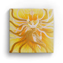 Sonja Ariel von Staden Kunstdruck Leinwand / 20x20 cm Engelbild: Lichtengel für 2017 - Kunstdruck