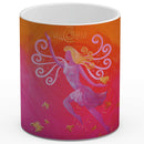 Sonja Ariel von Staden Kunstdruck Tasse / 325 ml (Variation 1) Engelbild: Liebe Freude Leichtigkeit - Kunstdruck