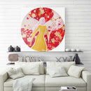 Sonja Ariel von Staden Kunstdruck Engelbild: Liebevoller BlütenEngel - Kunstdruck