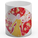 Sonja Ariel von Staden Kunstdruck Tasse / 325 ml Engelbild: Liebevoller BlütenEngel - Kunstdruck