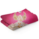 Sonja Ariel von Staden Kunstdruck Decke / 150x100 cm Engelbild: Liebevoller Schutzengel der Nacht - Kunstdruck