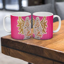 Sonja Ariel von Staden Kunstdruck Tasse / 325 ml Engelbild: Liebevoller Schutzengel der Nacht - Kunstdruck