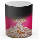 Sonja Ariel von Staden Kunstdruck Tasse / 325 ml (Thermoeffekt) Engelbild: Liebevoller Schutzengel der Nacht - Kunstdruck