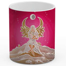 Sonja Ariel von Staden Kunstdruck Tasse / 325 ml (Variation 1) Engelbild: Liebevoller Schutzengel der Nacht - Kunstdruck